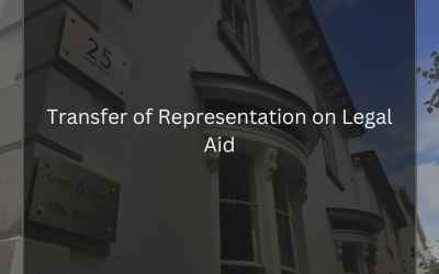 Transfer of Representation on Legal Aid