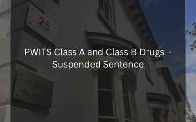 PWITS Class A and Class B Drugs – Suspended Sentence